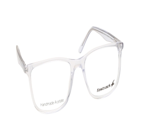 Image 2 of White Square Eyeglasses for Men and Women from Fastrack Available at Titan Eye+