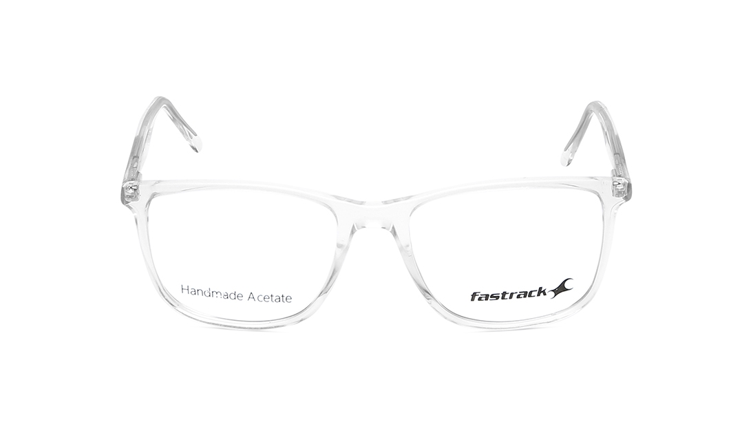 Image 1 of White Square Eyeglasses for Men and Women from Fastrack Available at Titan Eye+