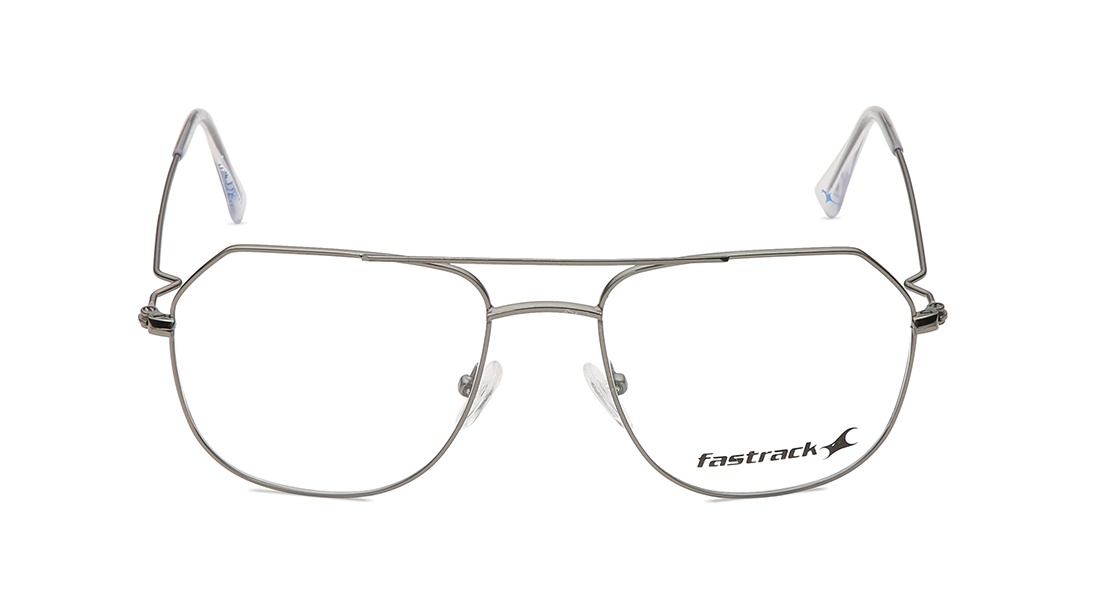 Image 1 of Silver Navigator Eyeglasses for Men from Fastrack Available at Titan Eye+