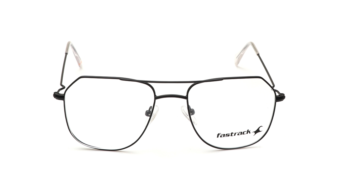 Image 1 of Black Navigator Eyeglasses for Men from Fastrack Available at Titan Eye+