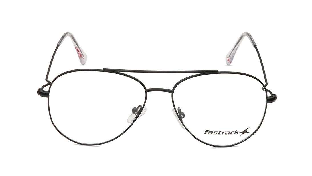 Image 1 of Black Pilot Eyeglasses for Men and Women from Fastrack Available at Titan Eye+