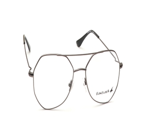 Image 2 of Gun Metal Geometric Eyeglasses for Men from Fastrack Available at Titan Eye+