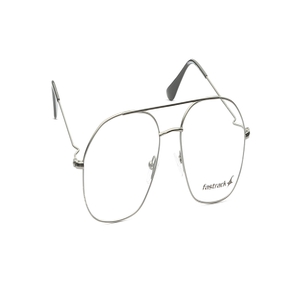 Image 2 of Silver Aviator Eyeglasses for Men from Fastrack Available at Titan Eye+