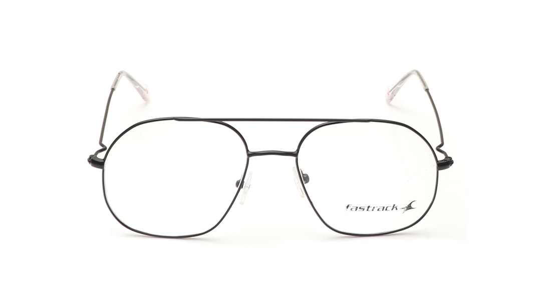 Image 1 of Black Navigator Eyeglasses for Men from Fastrack Available at Titan Eye+