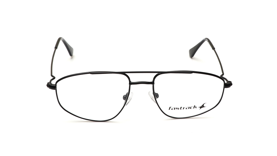 Image 1 of Black Aviator Eyeglasses for Men from Fastrack Available at Titan Eye+
