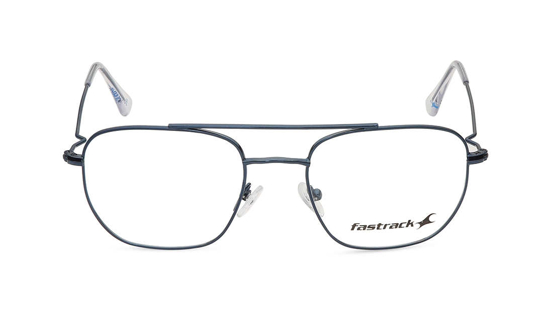 Image 1 of Black Navigator Eyeglasses for Men from Fastrack Available at Titan Eye+