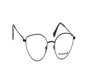Image 2 of Black CatEye Eyeglasses for Women from Fastrack Available at Titan Eye+