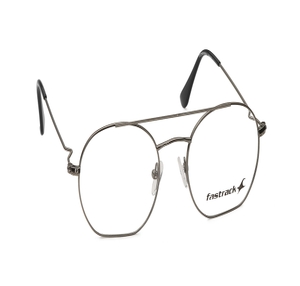 Image 2 of Gunmetal Geometric Eyeglasses for Women from Fastrack Available at Titan Eye+
