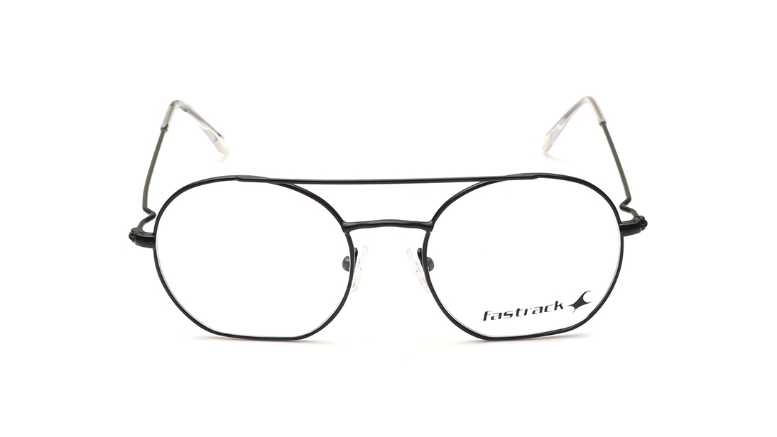 Image 1 of Black Aviator Eyeglasses for Women from Fastrack Available at Titan Eye+