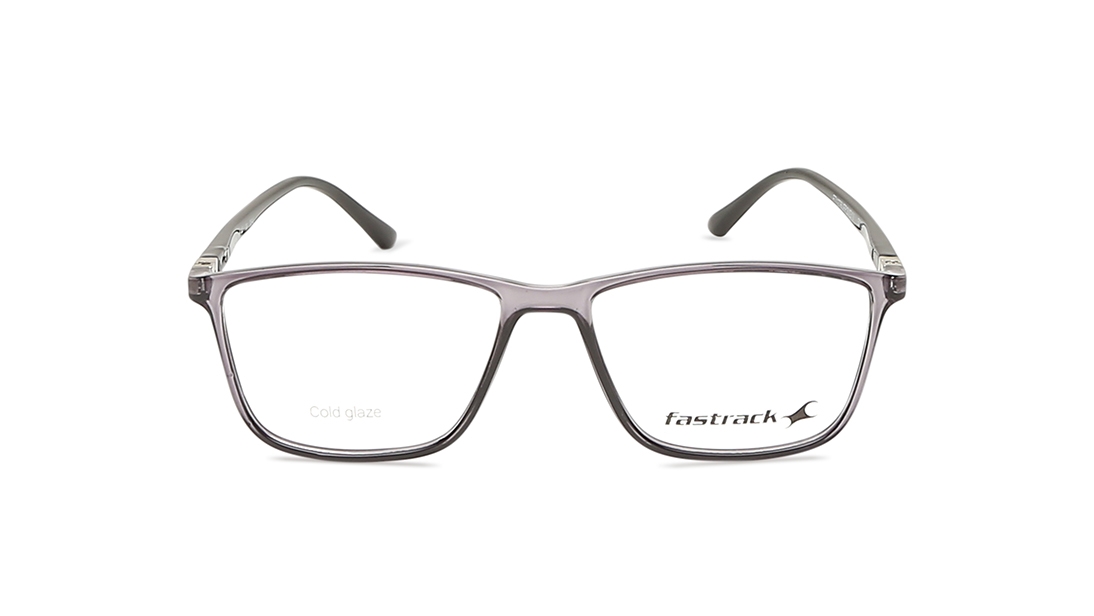 Image 1 of Grey Rectangle Eyeglasses for Men and Women from Fastrack Available at Titan Eye+