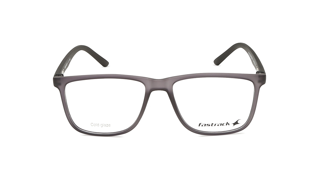 Image 1 of Grey Rectangle Eyeglasses for Men and Women from Fastrack Available at Titan Eye+
