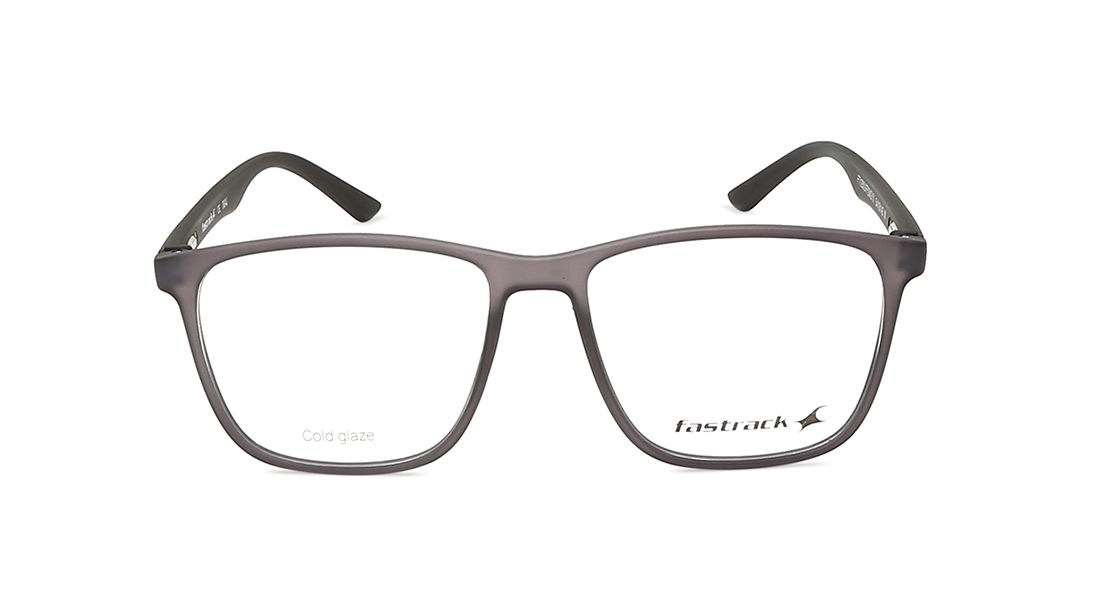 Image 1 of Grey Square Eyeglasses for Men and Women from Fastrack Available at Titan Eye+