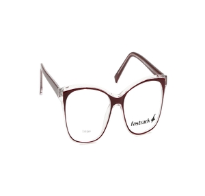 Image 2 of Maroon Square Eyeglasses for Women from Fastrack Available at Titan Eye+
