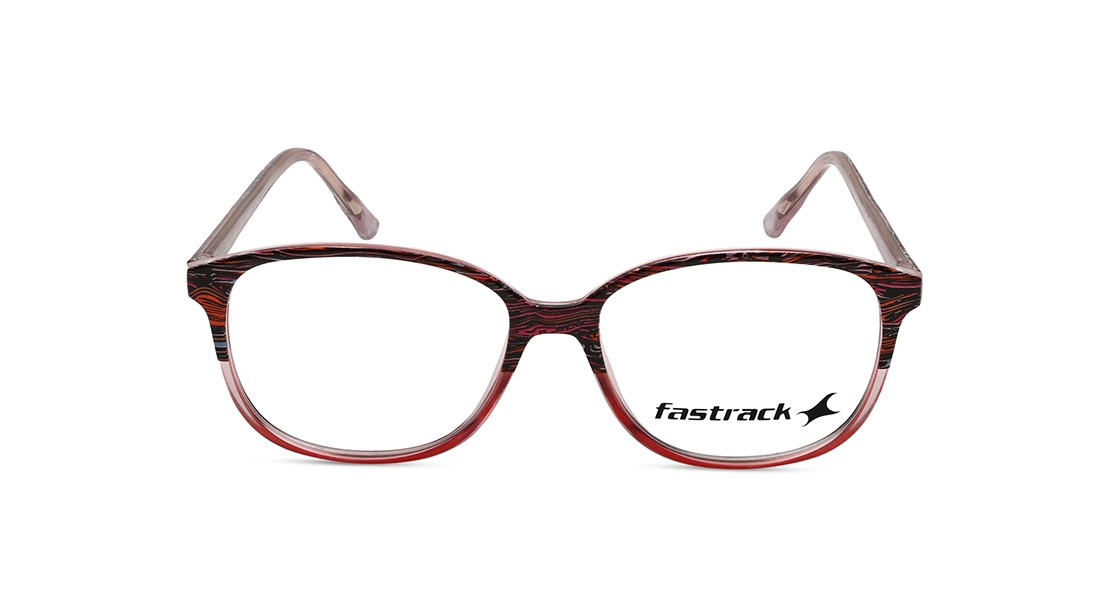 Image 1 of Red Square Eyeglasses for Men and Women from Fastrack Available at Titan Eye+