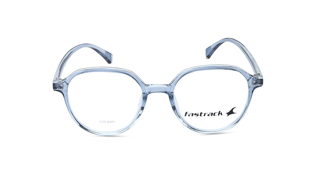 Image 1 of Blue Round Eyeglasses for Men and Women from Fastrack Available at Titan Eye+
