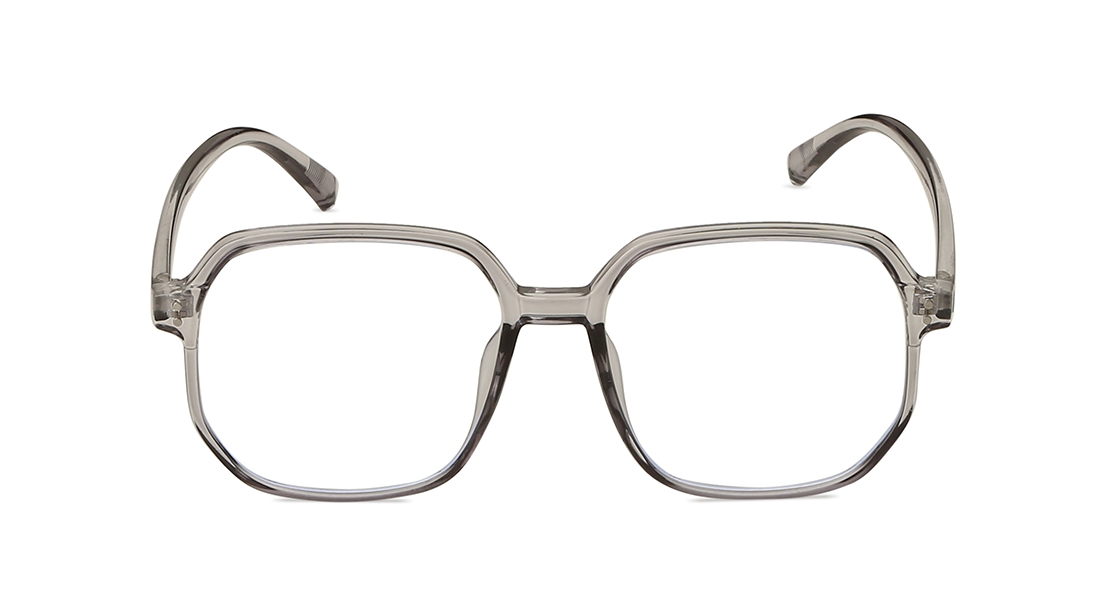 Image 1 of Grey Square Eyeglasses for Men and Women from Fastrack Available at Titan Eye+