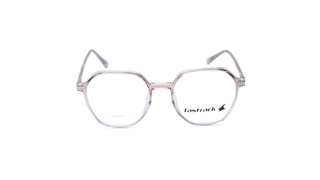 Image 1 of Pink Square Eyeglasses for Women from Fastrack Available at Titan Eye+