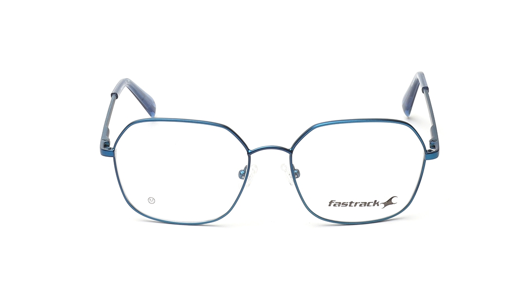 Image 1 of Blue Square Eyeglasses for Women from Fastrack Available at Titan Eye+