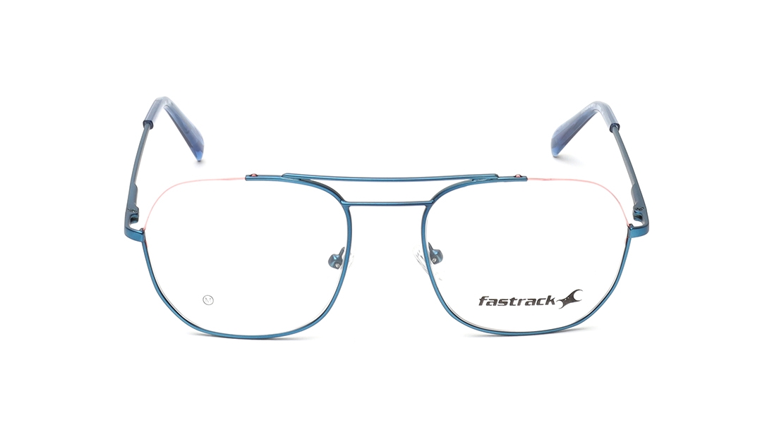 Image 1 of Blue Navigator Eyeglasses for Men and Women from Fastrack Available at Titan Eye+