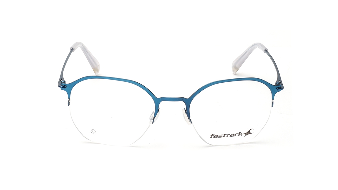 Image 1 of Blue Round Eyeglasses for Men and Women from Fastrack Available at Titan Eye+