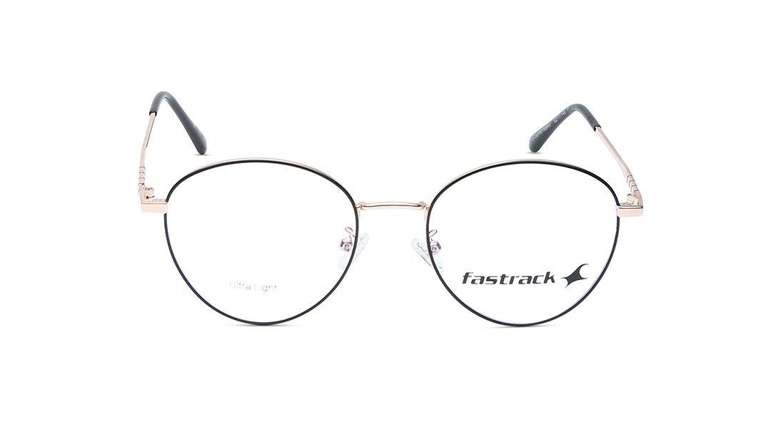 Image 1 of Black Round Eyeglasses for Men and Women from Fastrack Available at Titan Eye+