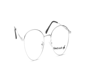 Image 2 of Silver Round Eyeglasses for Men and Women from Fastrack Available at Titan Eye+