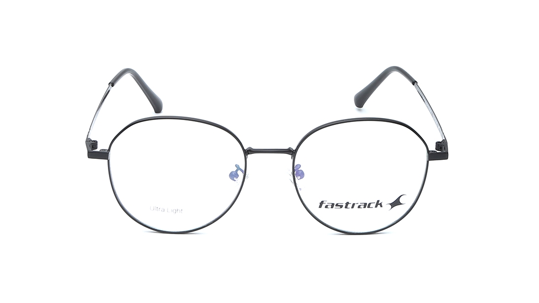 Image 1 of Black Round Eyeglasses for Men and Women from Fastrack Available at Titan Eye+