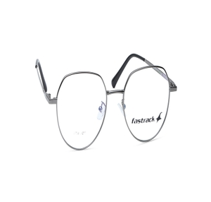 Image 2 of Silver Bugeye Eyeglasses for Men and Women from Fastrack Available at Titan Eye+