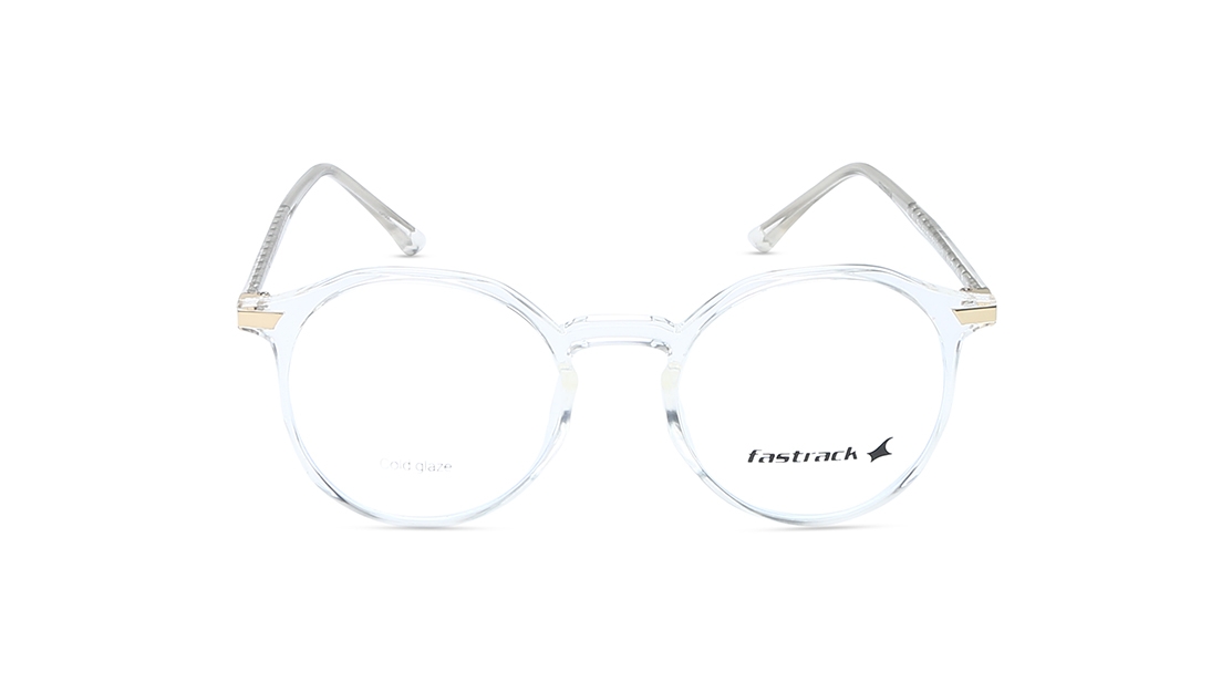 Image 1 of White Round Eyeglasses for Men and Women from Fastrack Available at Titan Eye+