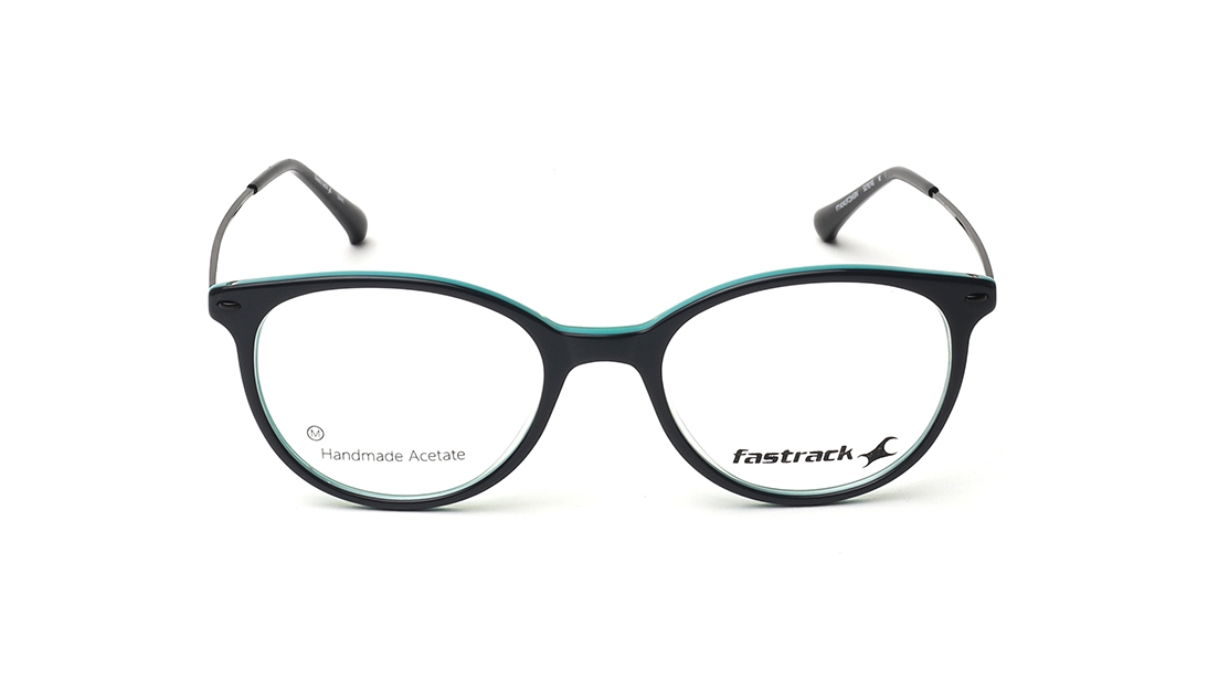 Image 1 of Black Round Eyeglasses for Men and Women from Fastrack Available at Titan Eye+