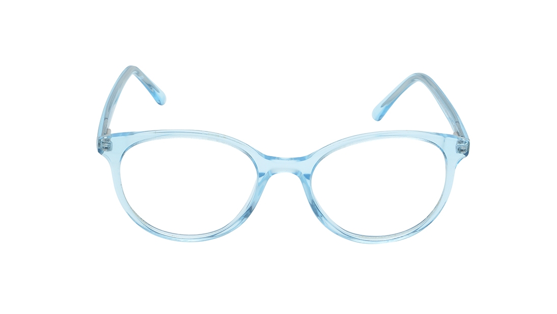 Image 1 of Blue Oval Eyeglasses for Women from Fastrack Available at Titan Eye+