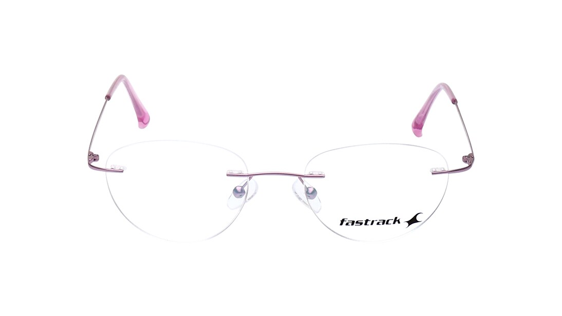 Image 1 of Pink Oval Eyeglasses for Women from Fastrack Available at Titan Eye+