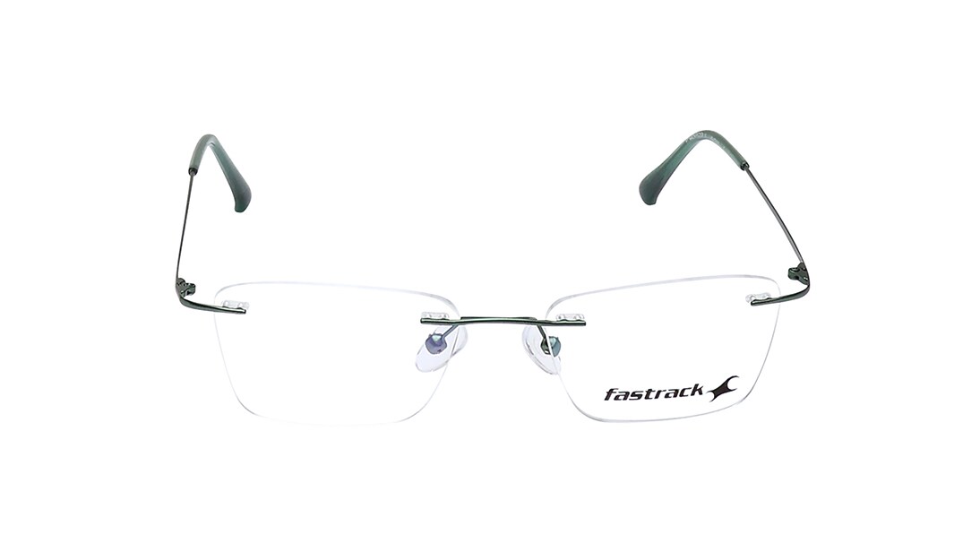 Image 1 of Green Rectangle Eyeglasses for Men from Fastrack Available at Titan Eye+