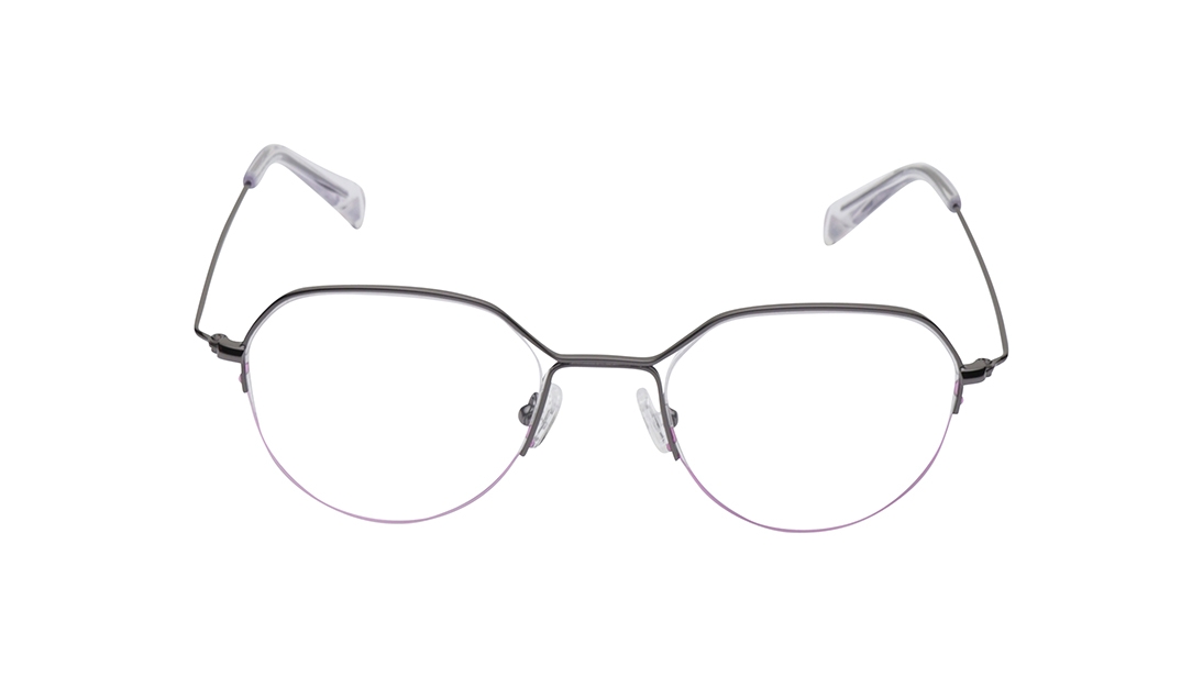 Image 1 of Grey Geometric Eyeglasses for Women from Fastrack Available at Titan Eye+