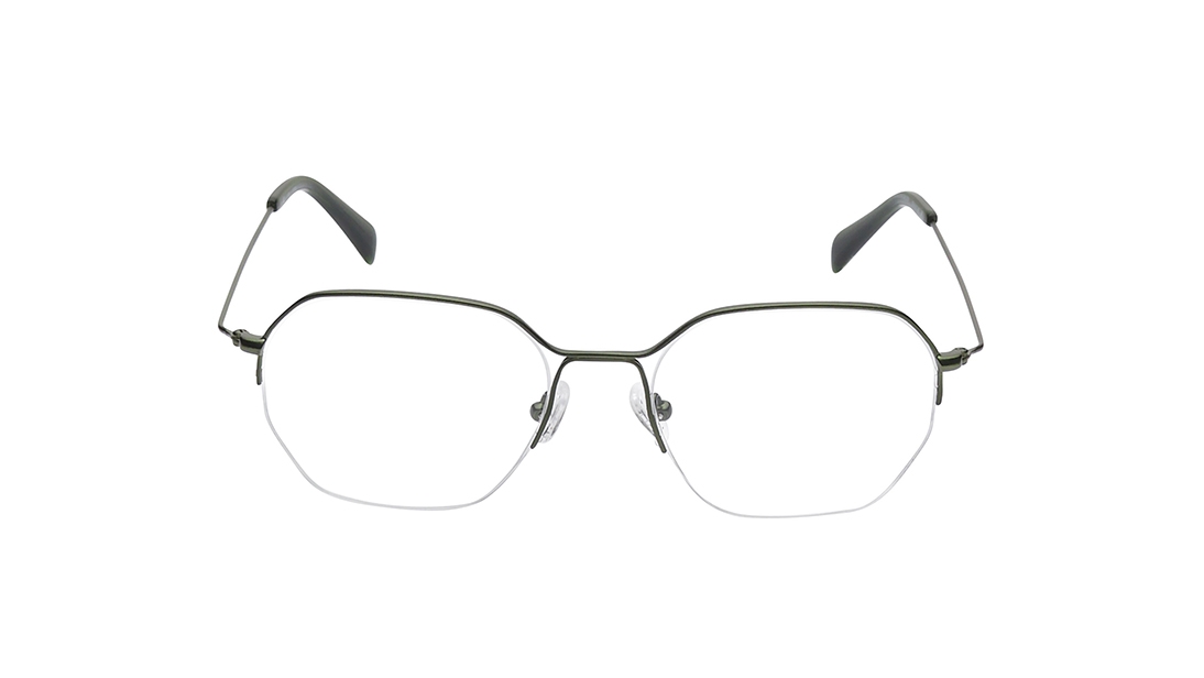 Image 1 of Black Geometric Eyeglasses for Men and Women from Fastrack Available at Titan Eye+