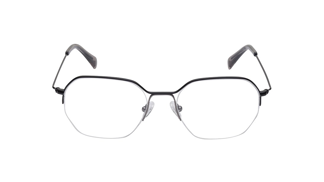 Image 1 of Black Geometric Eyeglasses for Men and Women from Fastrack Available at Titan Eye+