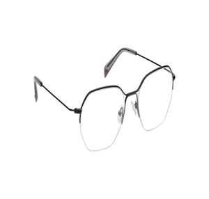 Image 2 of Black Geometric Eyeglasses for Men and Women from Fastrack Available at Titan Eye+