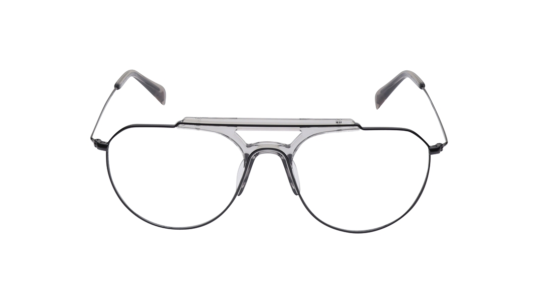Image 1 of Black Aviator Eyeglasses for Men from Fastrack Available at Titan Eye+