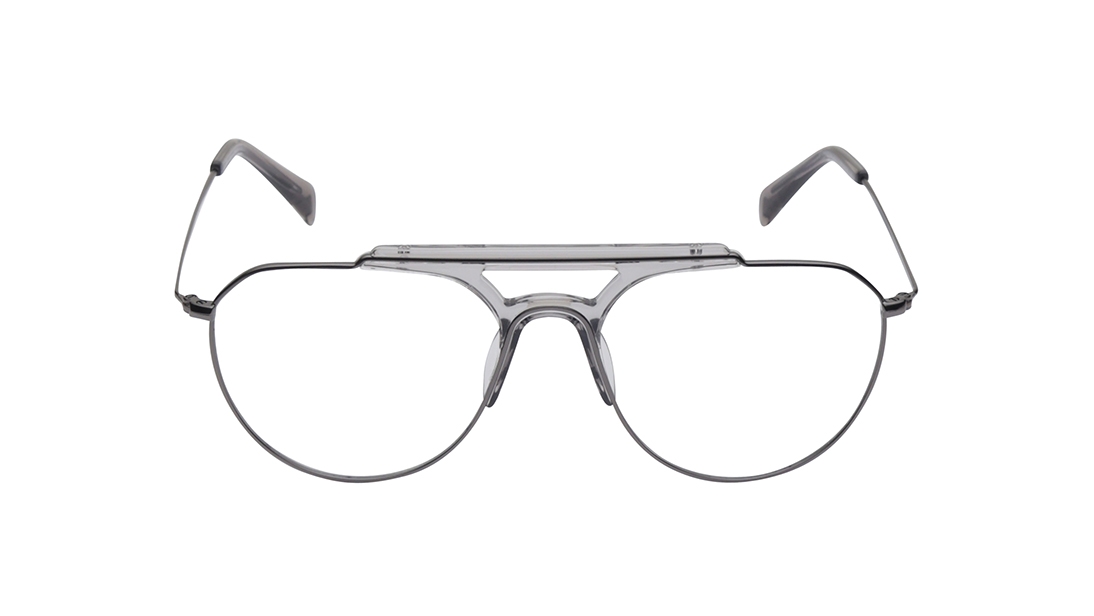Image 1 of Grey Aviator Eyeglasses for Men from Fastrack Available at Titan Eye+
