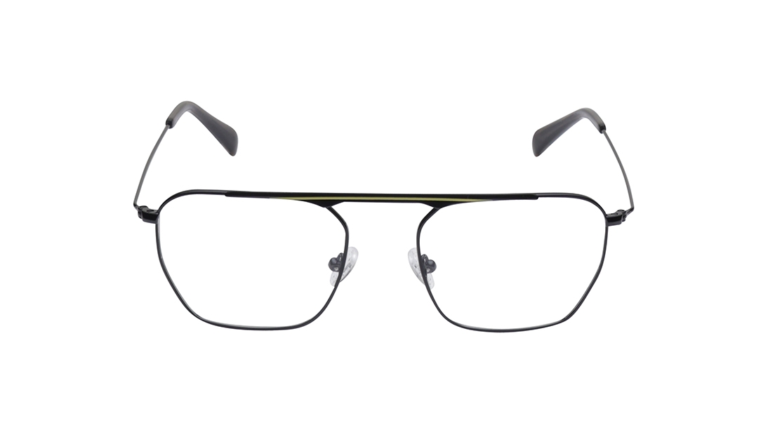 Image 1 of Black Navigator Eyeglasses for Men from Fastrack Available at Titan Eye+