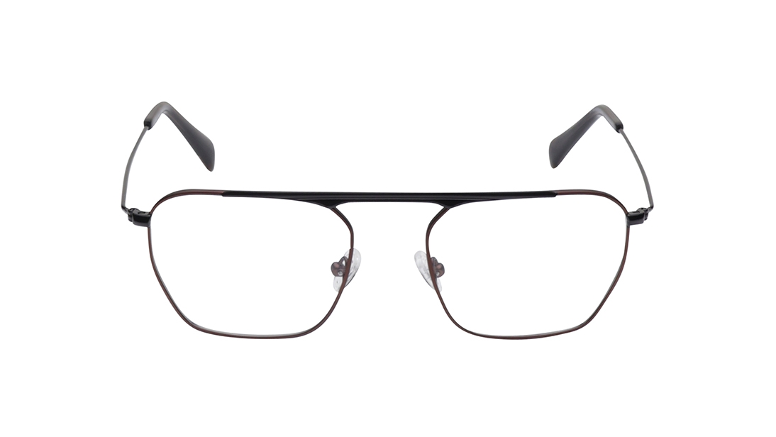 Image 1 of Black Navigator Eyeglasses for Men from Fastrack Available at Titan Eye+