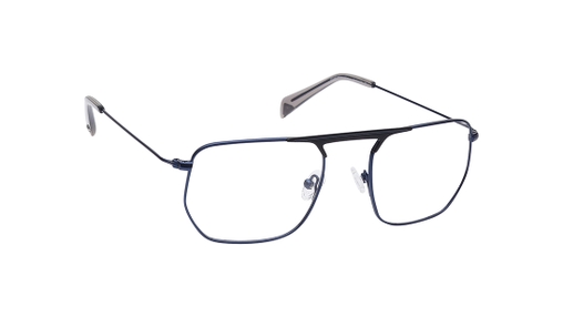 Image 2 of Black Navigator Eyeglasses for Men from Fastrack Available at Titan Eye+