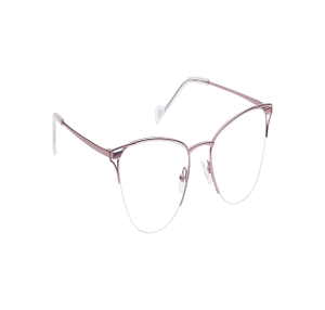 Image 2 of Rose Gold CatEye Eyeglasses for Women from Fastrack Available at Titan Eye+