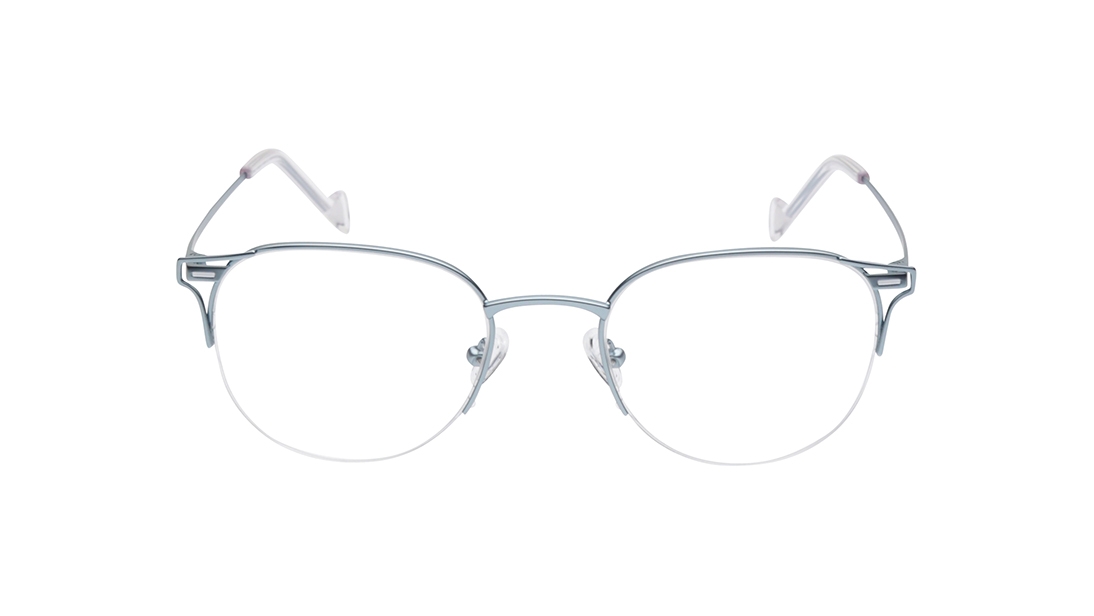 Image 1 of Silver Oval Eyeglasses for Men and Women from Fastrack Available at Titan Eye+