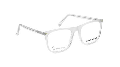 Image 2 of White Square Eyeglasses for Men from Fastrack Available at Titan Eye+