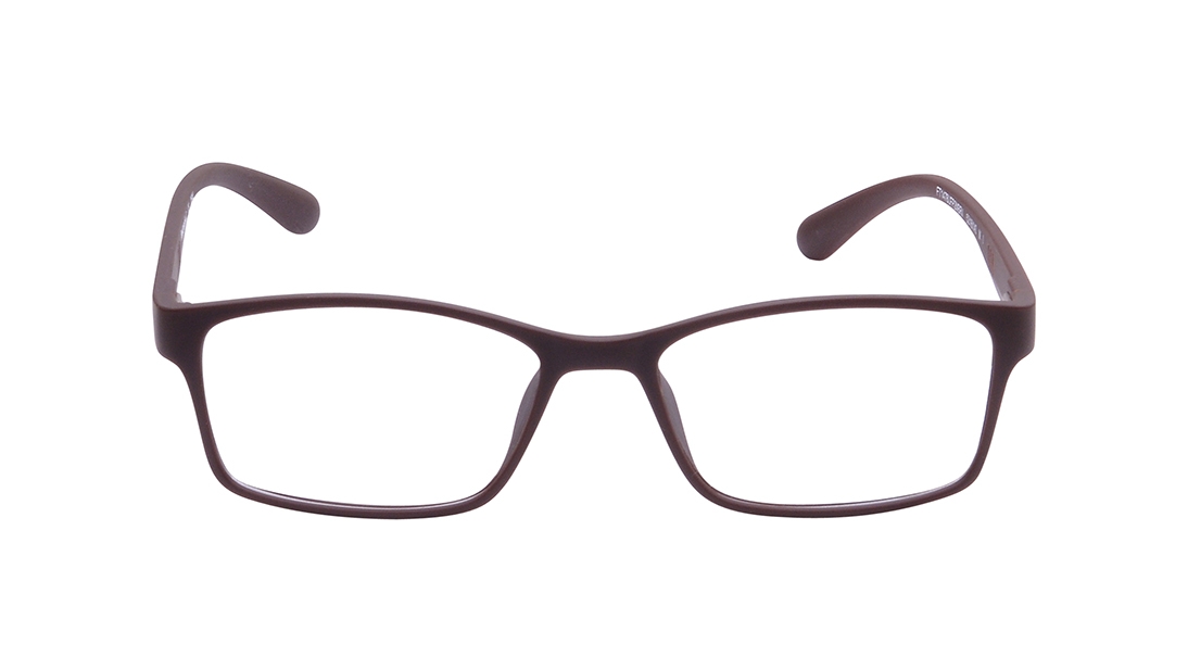 Image 1 of Brown Rectangle Eyeglasses for Men and Women from Fastrack Available at Titan Eye+