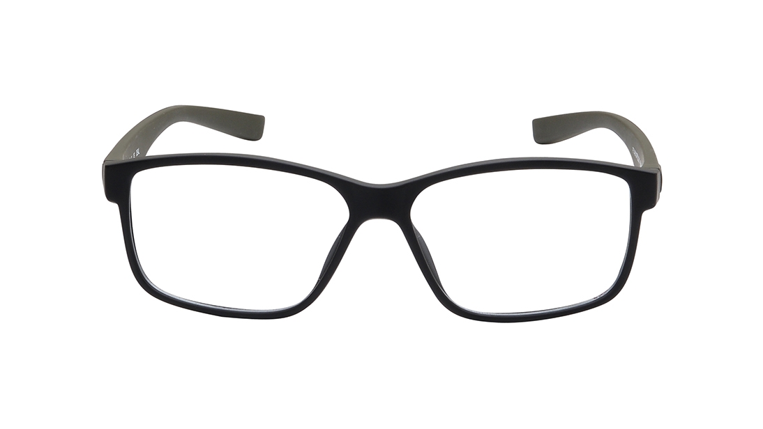 Image 1 of Black Rectangle Eyeglasses for Men and Women from Fastrack Available at Titan Eye+