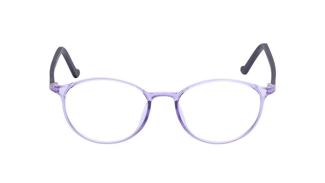 Image 1 of Purple Oval Eyeglasses for Men and Women from Fastrack Available at Titan Eye+