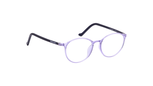 Image 2 of Purple Oval Eyeglasses for Men and Women from Fastrack Available at Titan Eye+
