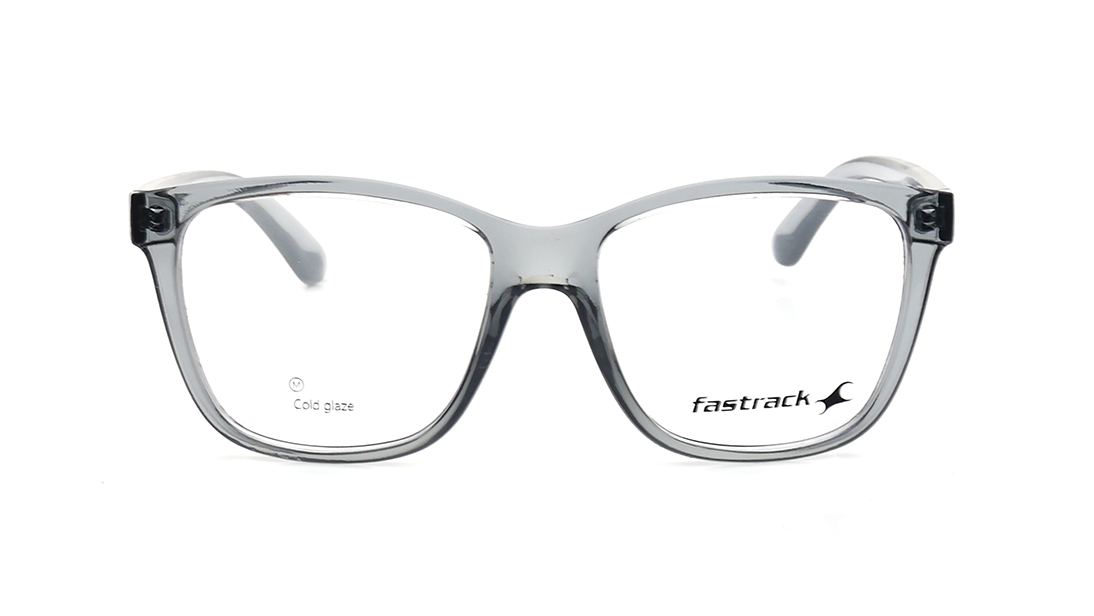 Image 1 of Grey Square Eyeglasses for Men and Women from Fastrack Available at Titan Eye+